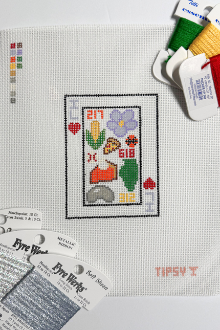 Pre-Order: IL Playing Card Needlepoint Canvas