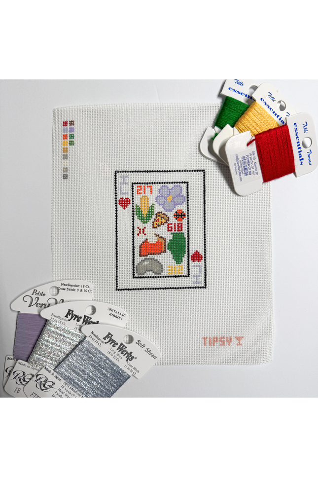 Pre-Order: IL Playing Card Needlepoint Canvas