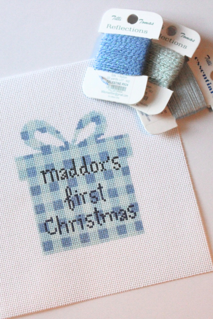 Baby Boy's Name First Christmas (Customizable)