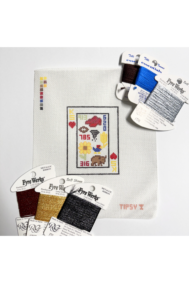 Pre-Order: KS Playing Card Needlepoint Canvas
