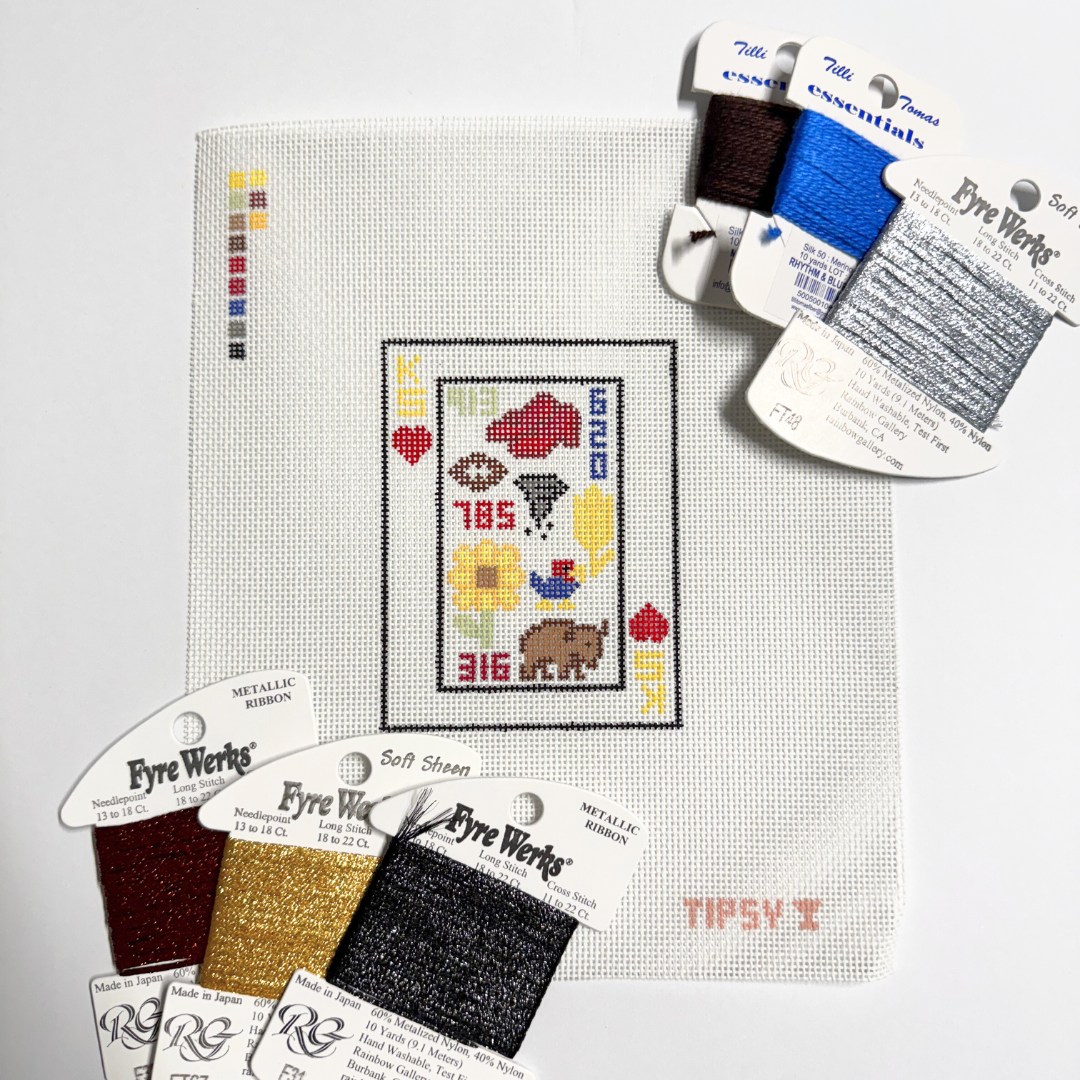 Pre-Order: KS Playing Card Needlepoint Canvas