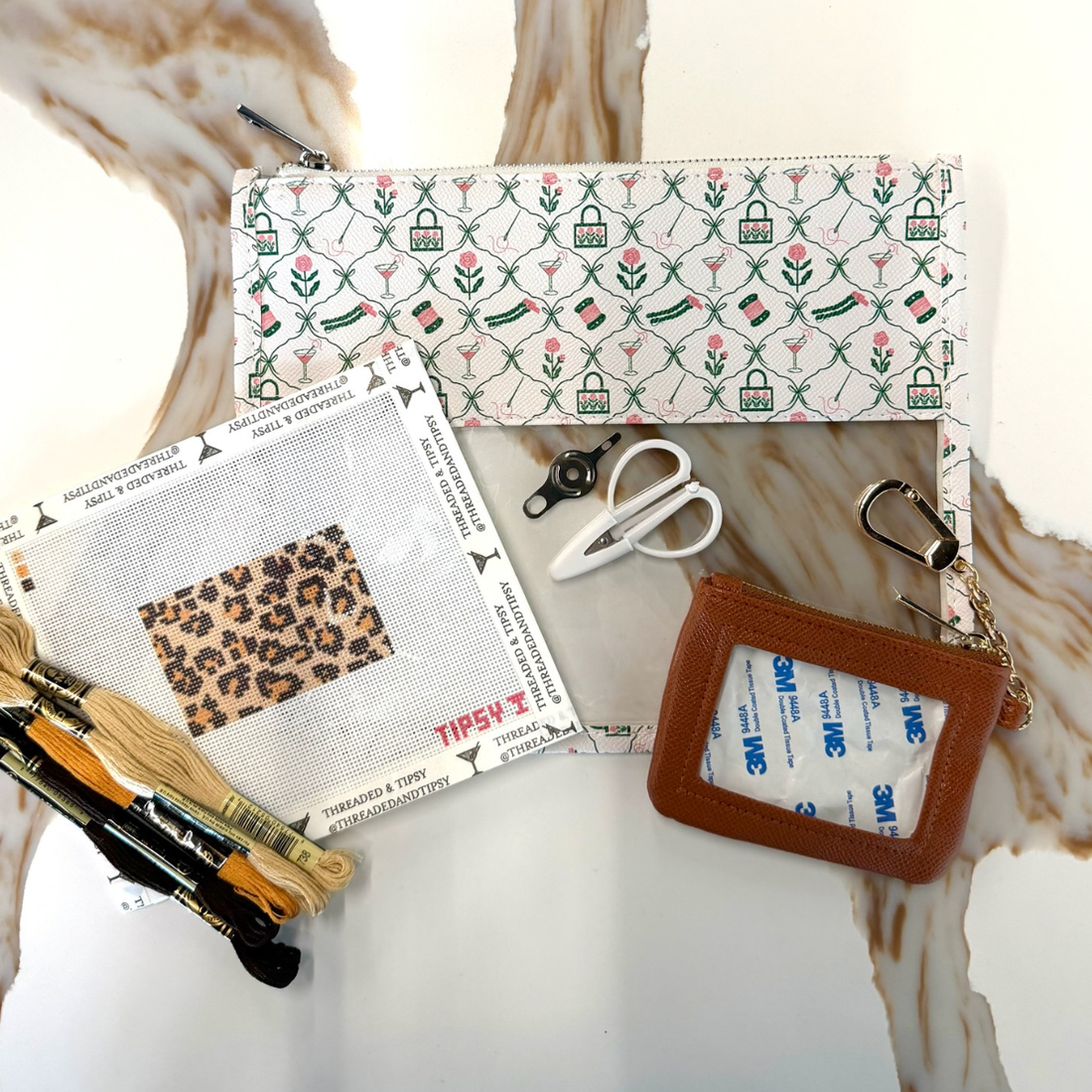 Cheetah Needlepoint Beginner Kit