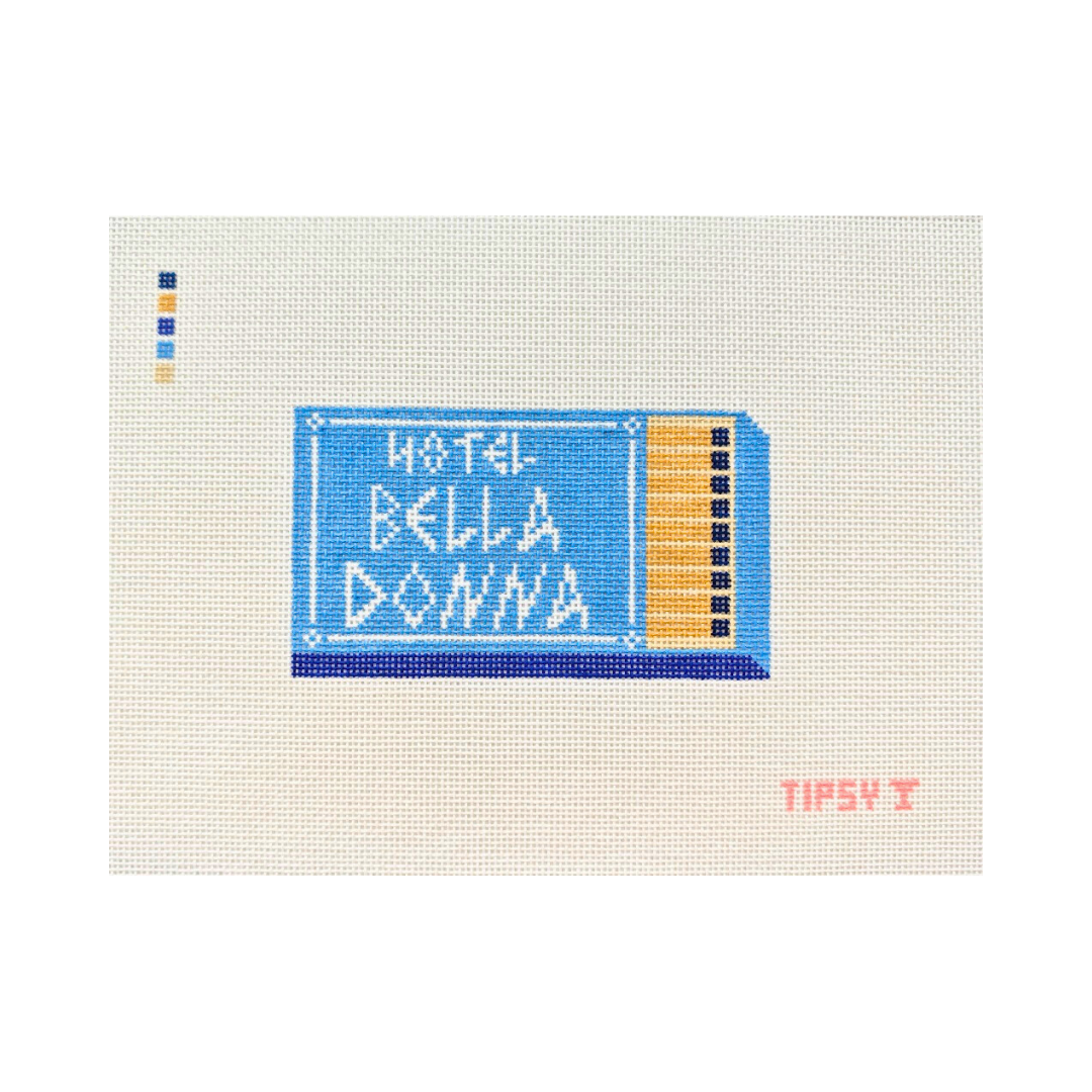 Pre-Order: Hotel Bella Donna Match Box Needlepoint Canvas