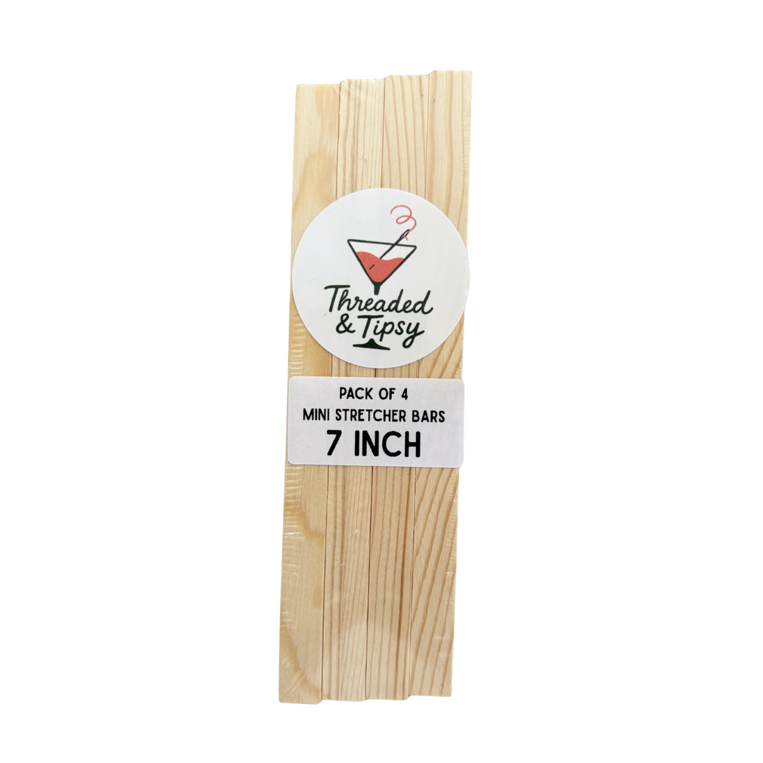 Threaded &amp; Tipsy 7 Inch Needlepoint Stretcher Bars (4 Pack)