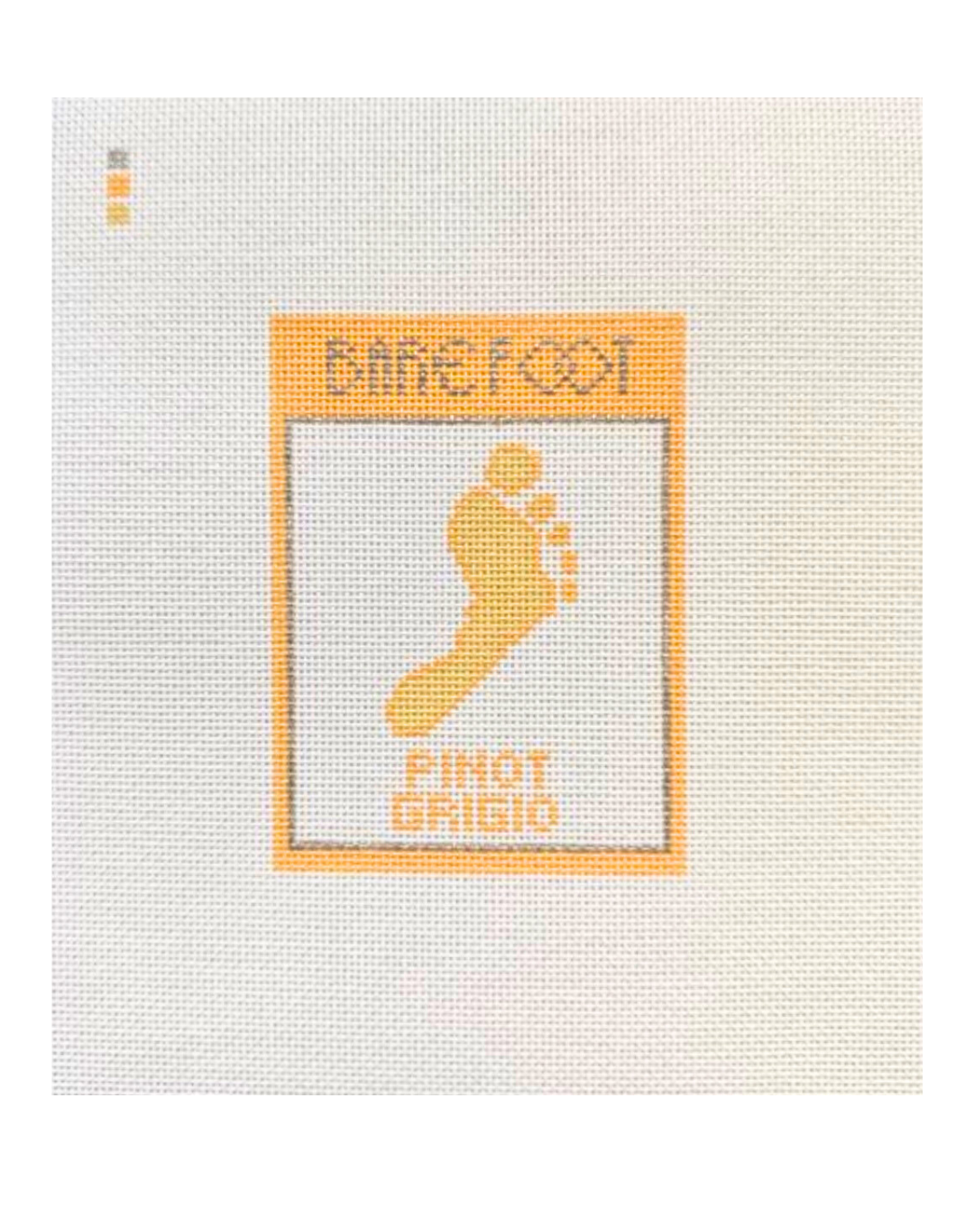 Pinot Grigio Label Needlepoint Canvas
