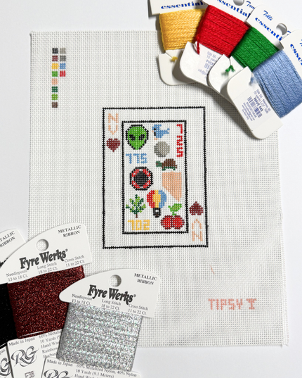 Pre-Order: NV Playing Card Needlepoint Canvas