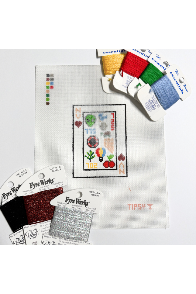 Pre-Order: NV Playing Card Needlepoint Canvas