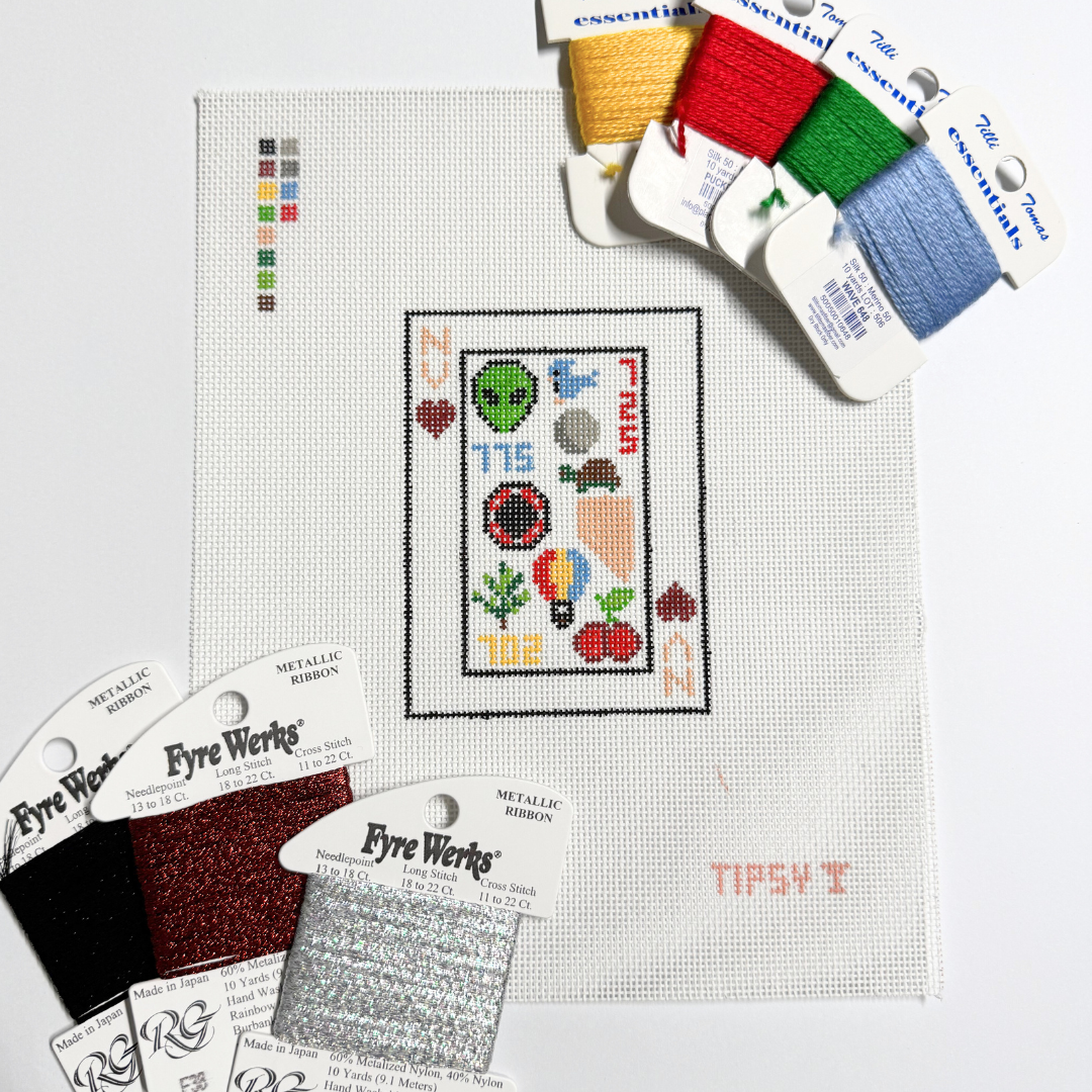 Pre-Order: NV Playing Card Needlepoint Canvas
