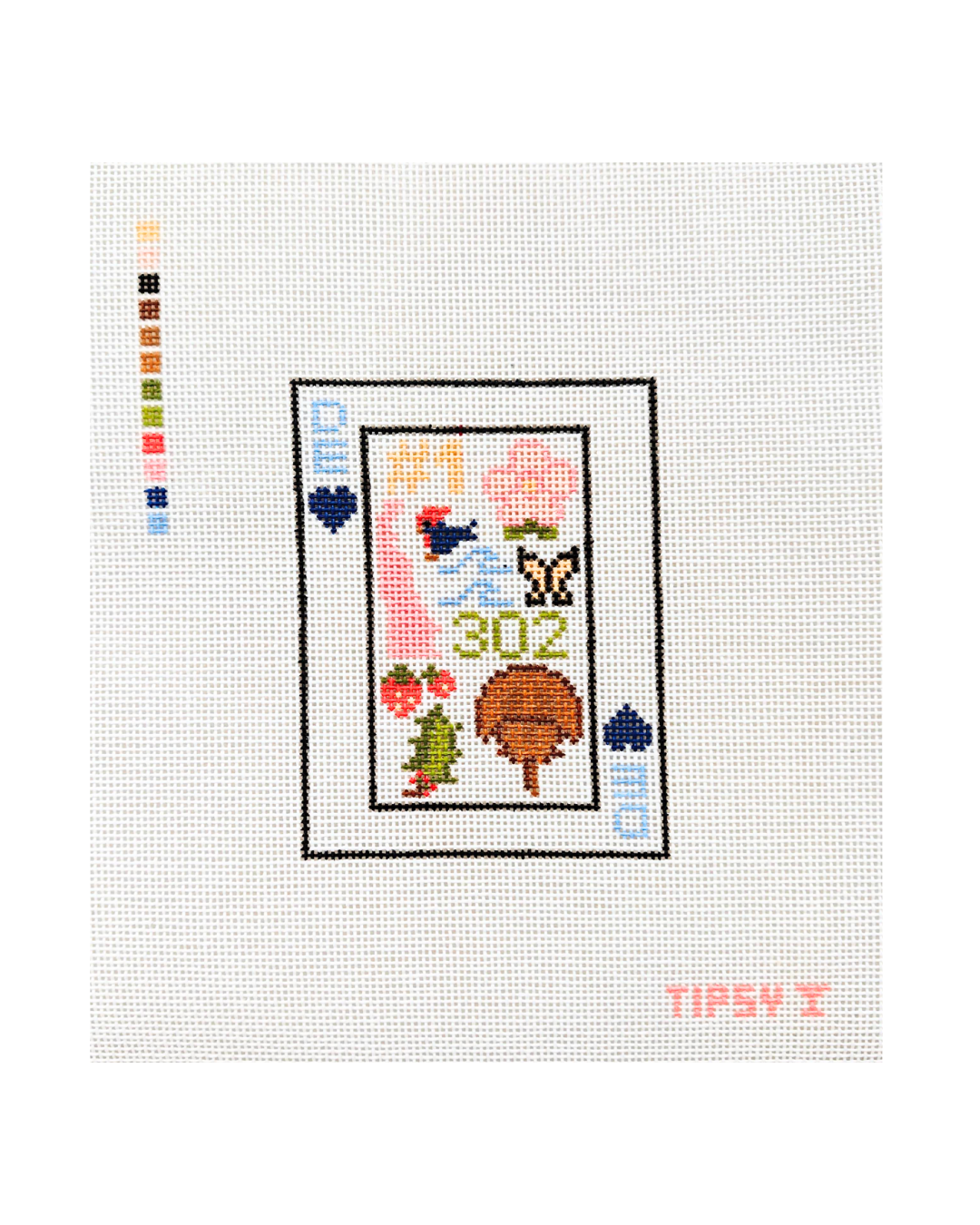 DE Playing Card Needlepoint Canvas