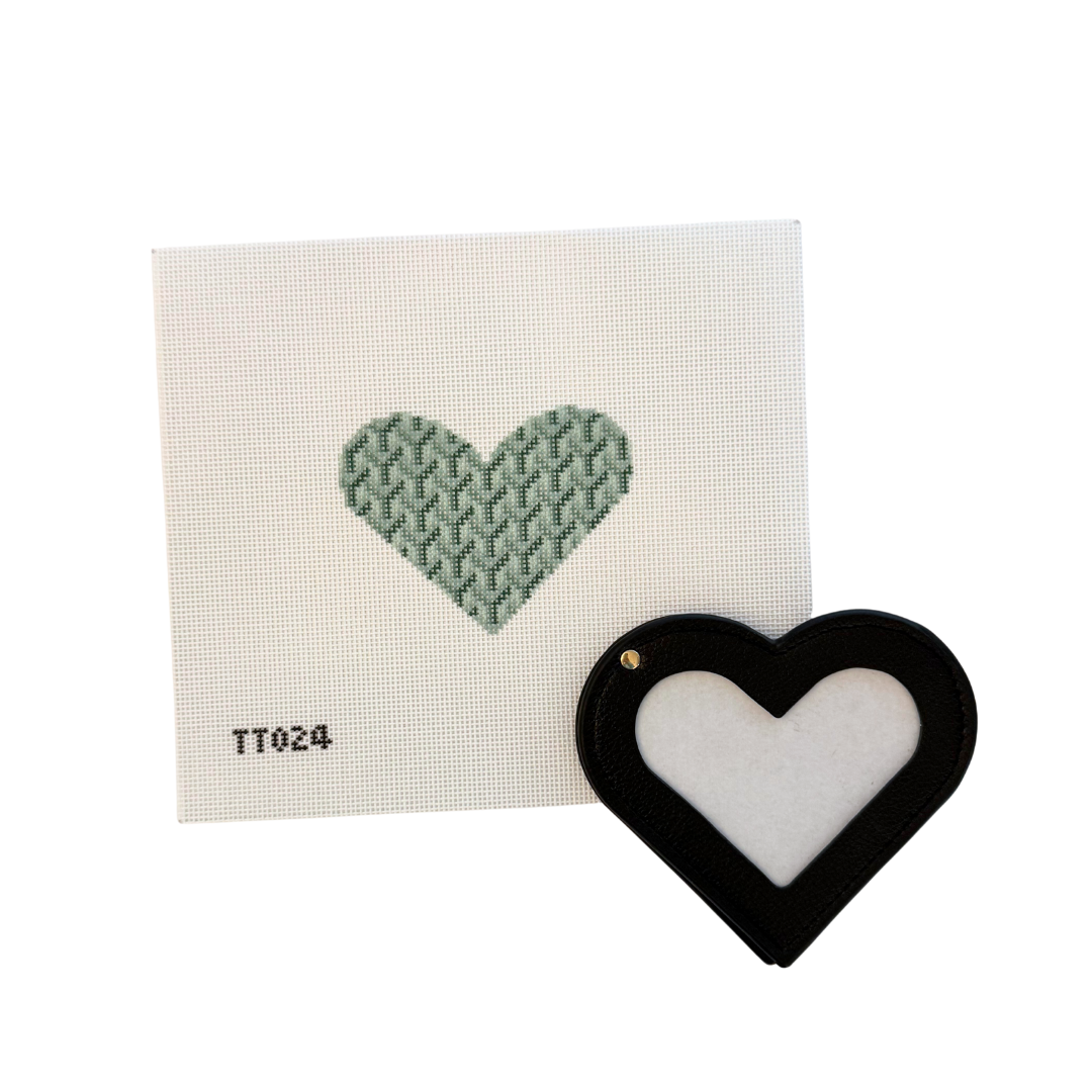 Designer Heart Needlepoint Canvas