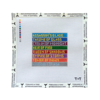 Pre-Order: Throne of Glass Needlepoint Canvas