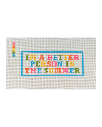 Pre-Order: Better Person in the Summer Needlepoint Canvas