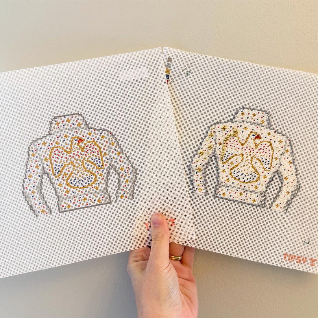 Pre-Order: The King Needlepoint Canvas