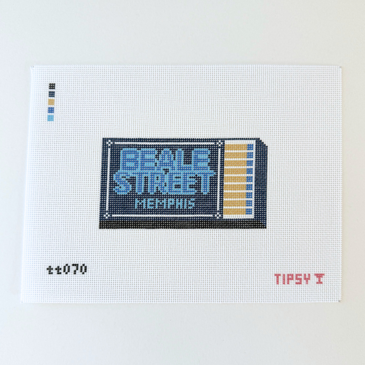 Pre-Order: Beale Street Matchbox Needlepoint Canvas