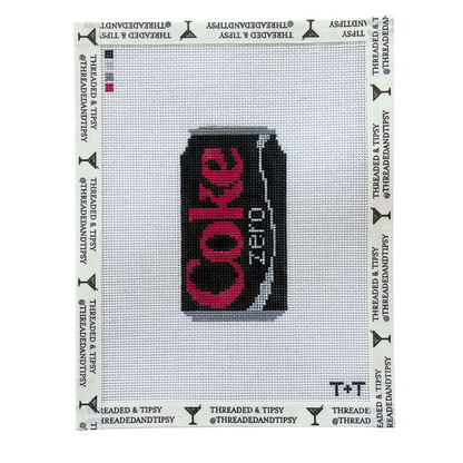 Pre-Order: Coke Zero Needlepoint Canvas