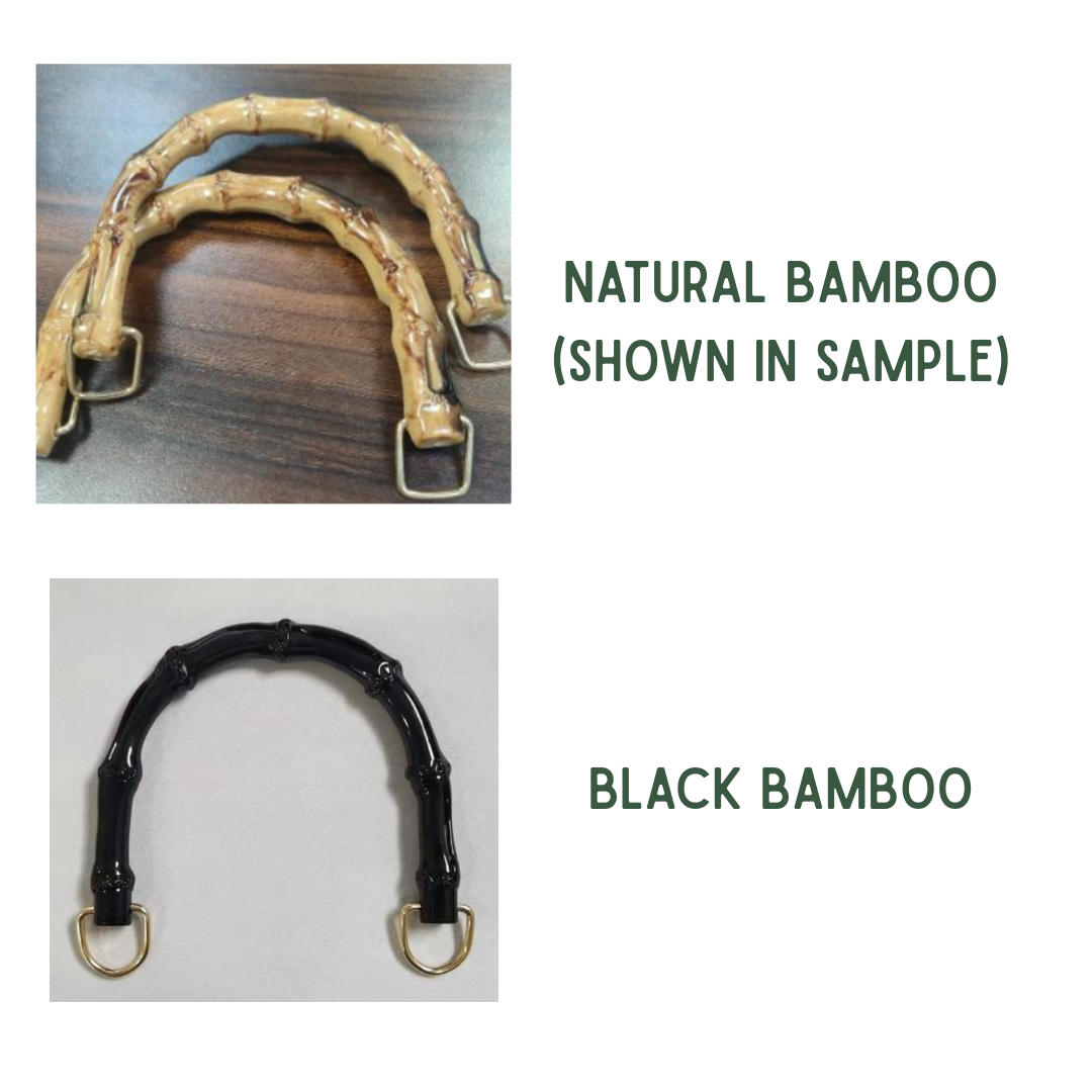 Bag Handles for Needlepoint Self-Finishing Leather Purse