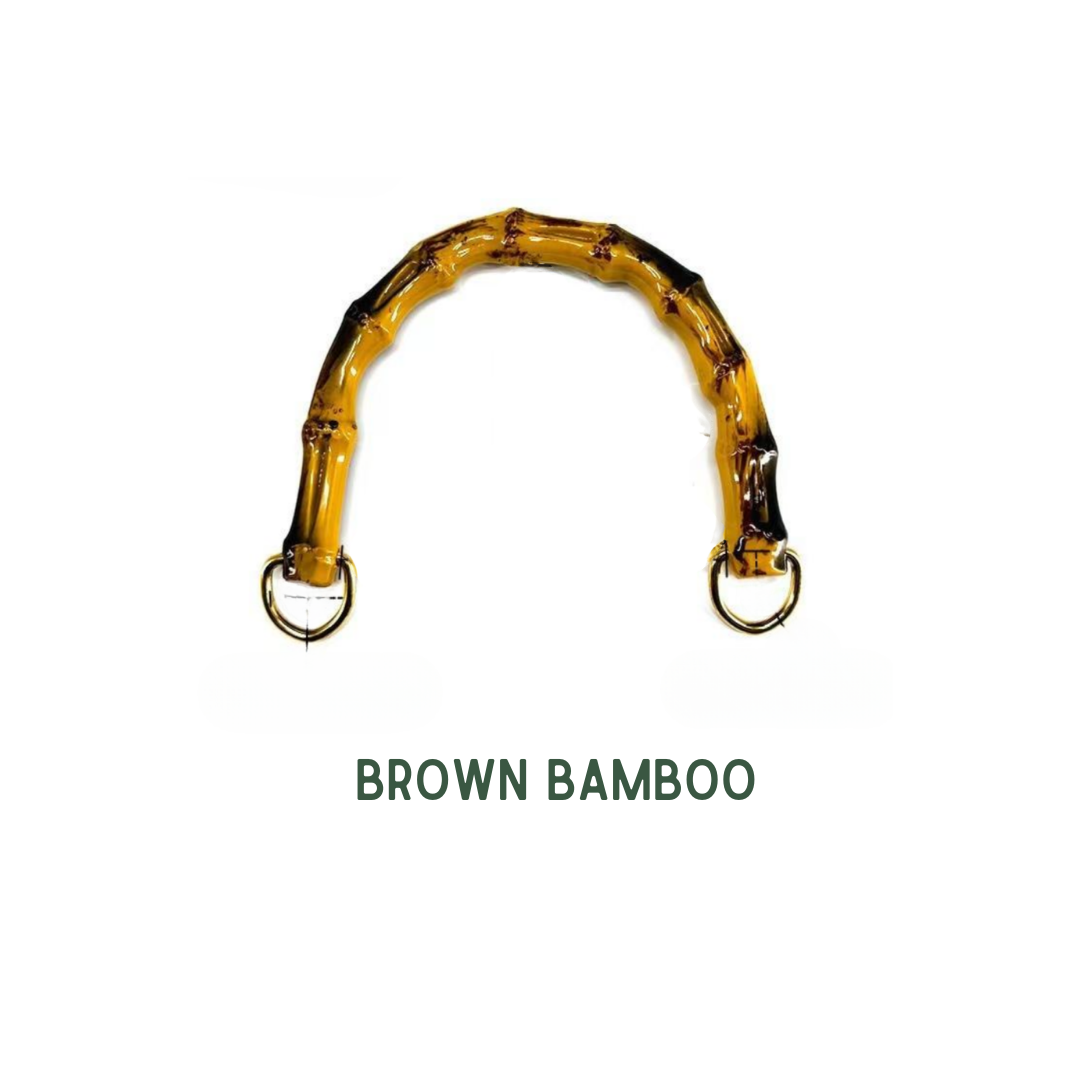 Bag Handles for Needlepoint Self-Finishing Leather Purse