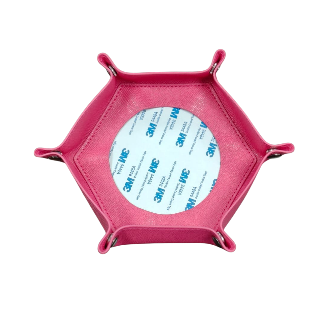 Pre-Order: Self-Finishing Needlepoint Snap Tray in Hot Pink