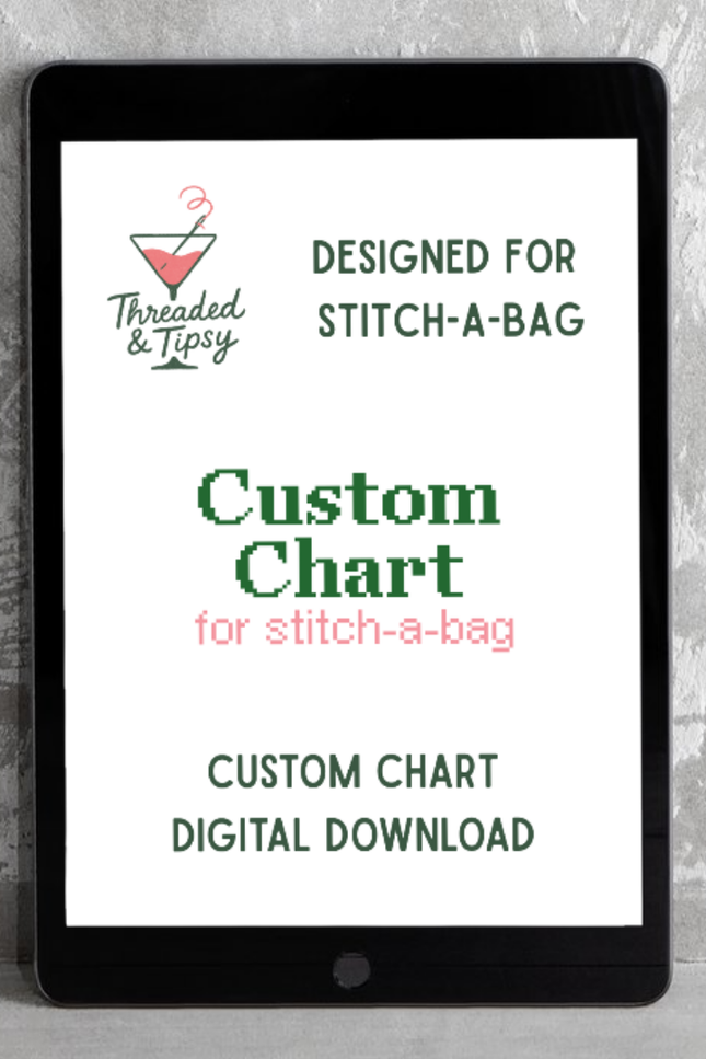 Custom Stitch-A-Bag Needlepoint Chart