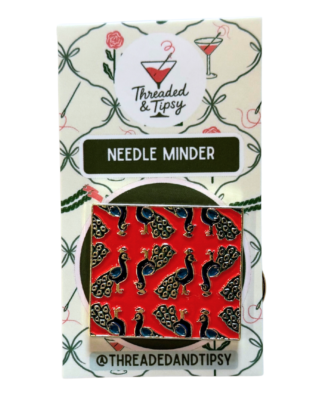 Peacock Needle Minder