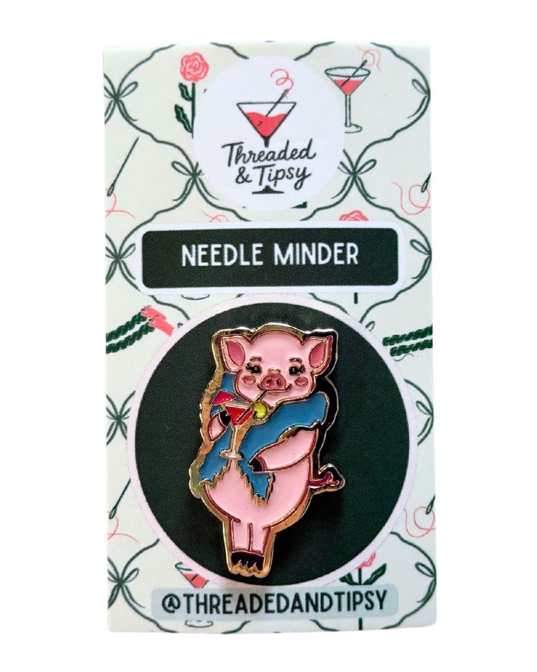 Petunia the Pig Needle Minder