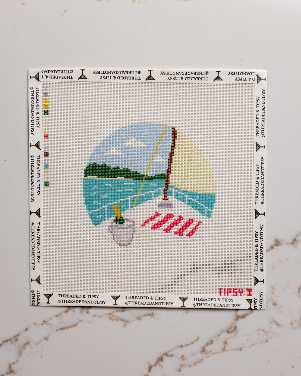 Pre-Order: Yacht Day Needlepoint Canvas