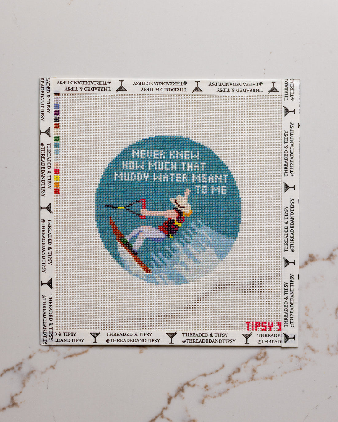 Muddy Water Needlepoint Canvas