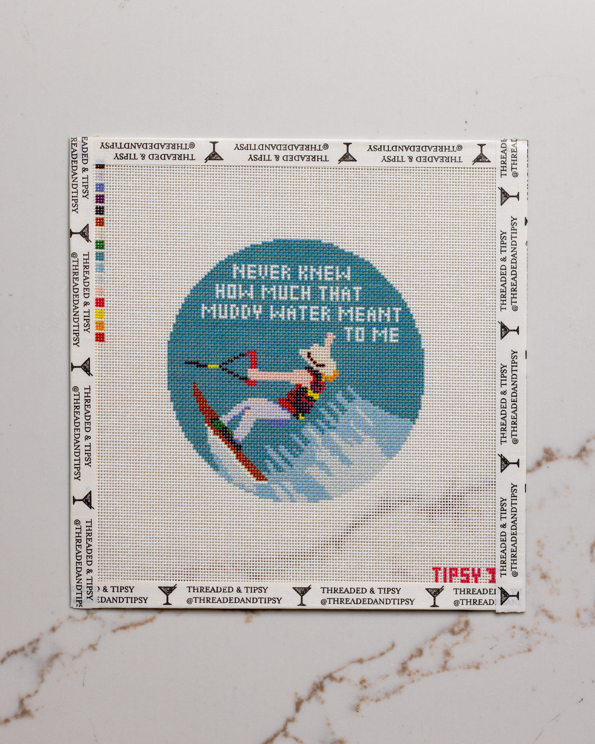 Muddy Water Needlepoint Canvas