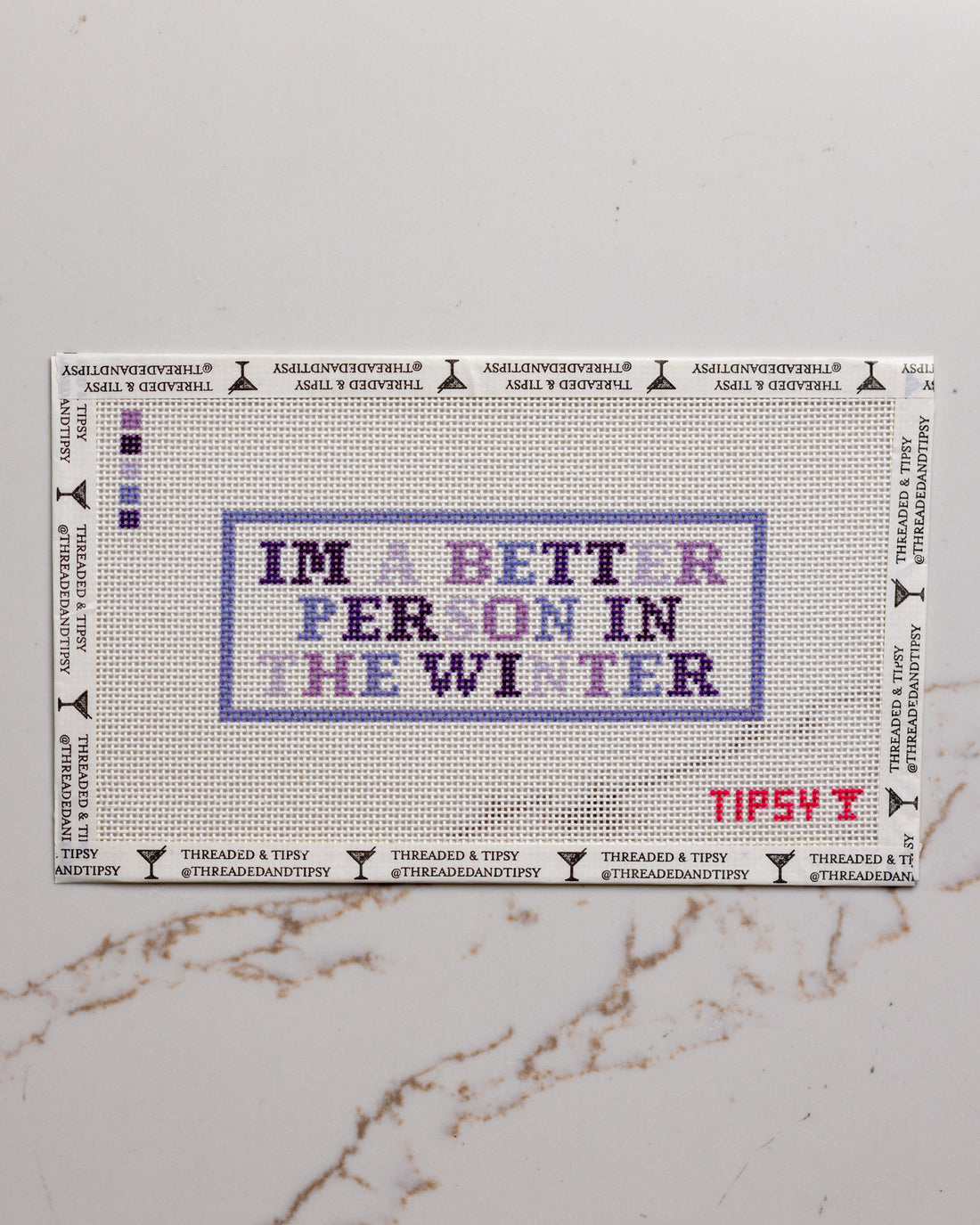 Better Person in the Winter Needlepoint Canvas