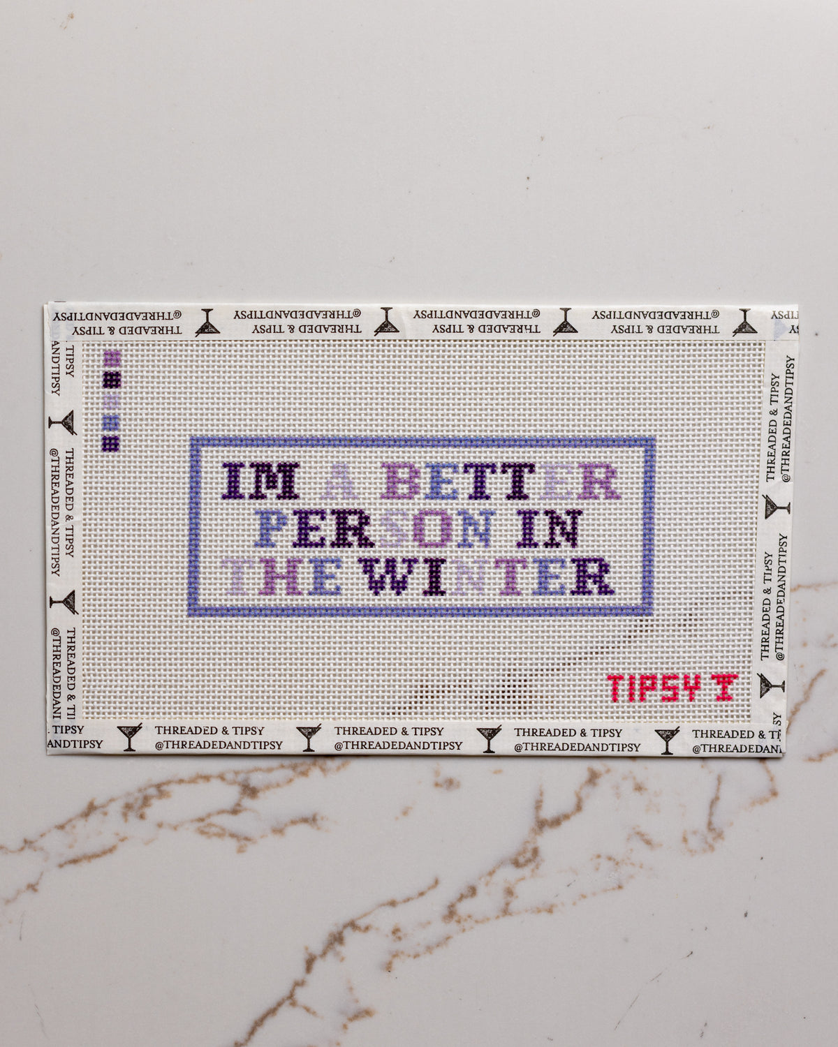 Better Person in the Winter Needlepoint Canvas