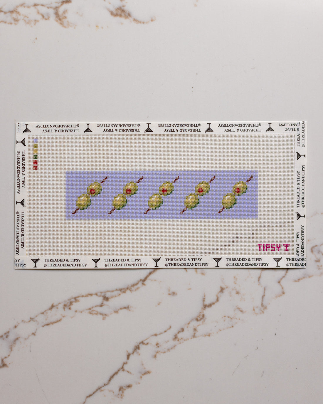 Pre-Order: Olive Garnish Needlepoint Canvas