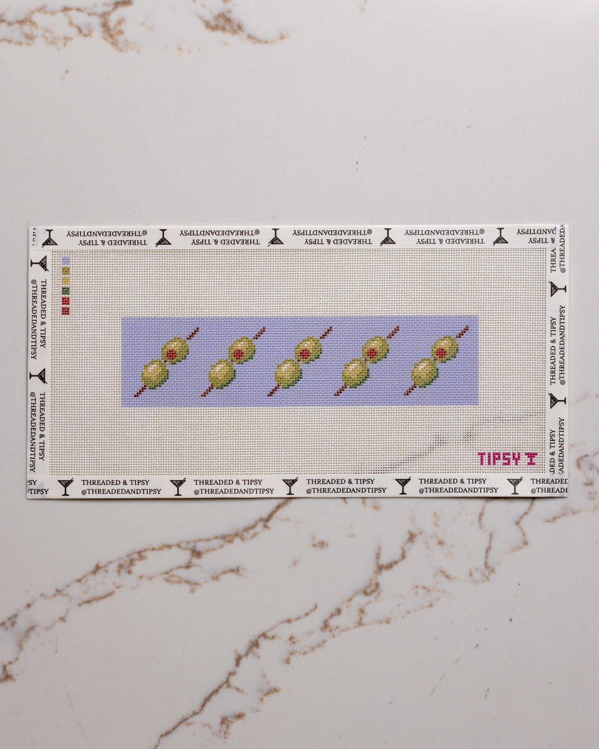 Pre-Order: Olive Garnish Needlepoint Canvas