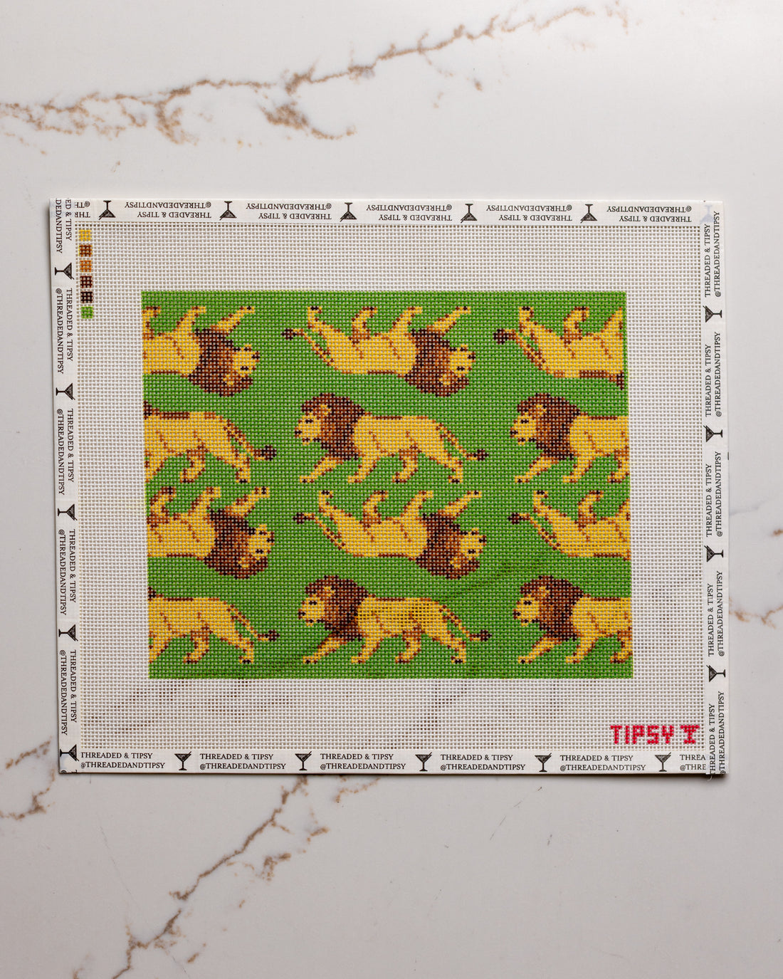 Lion Needlepoint Canvas