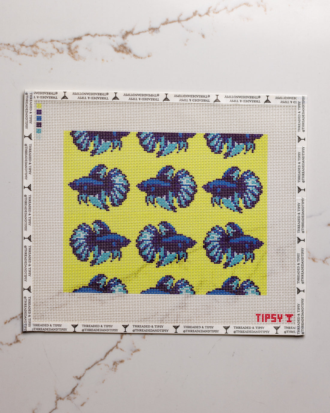 Blue Beta Needlepoint Canvas