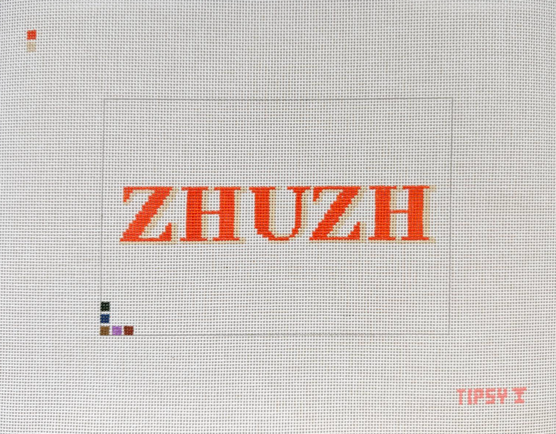 Zhuzh Pillow Needlepoint Canvas