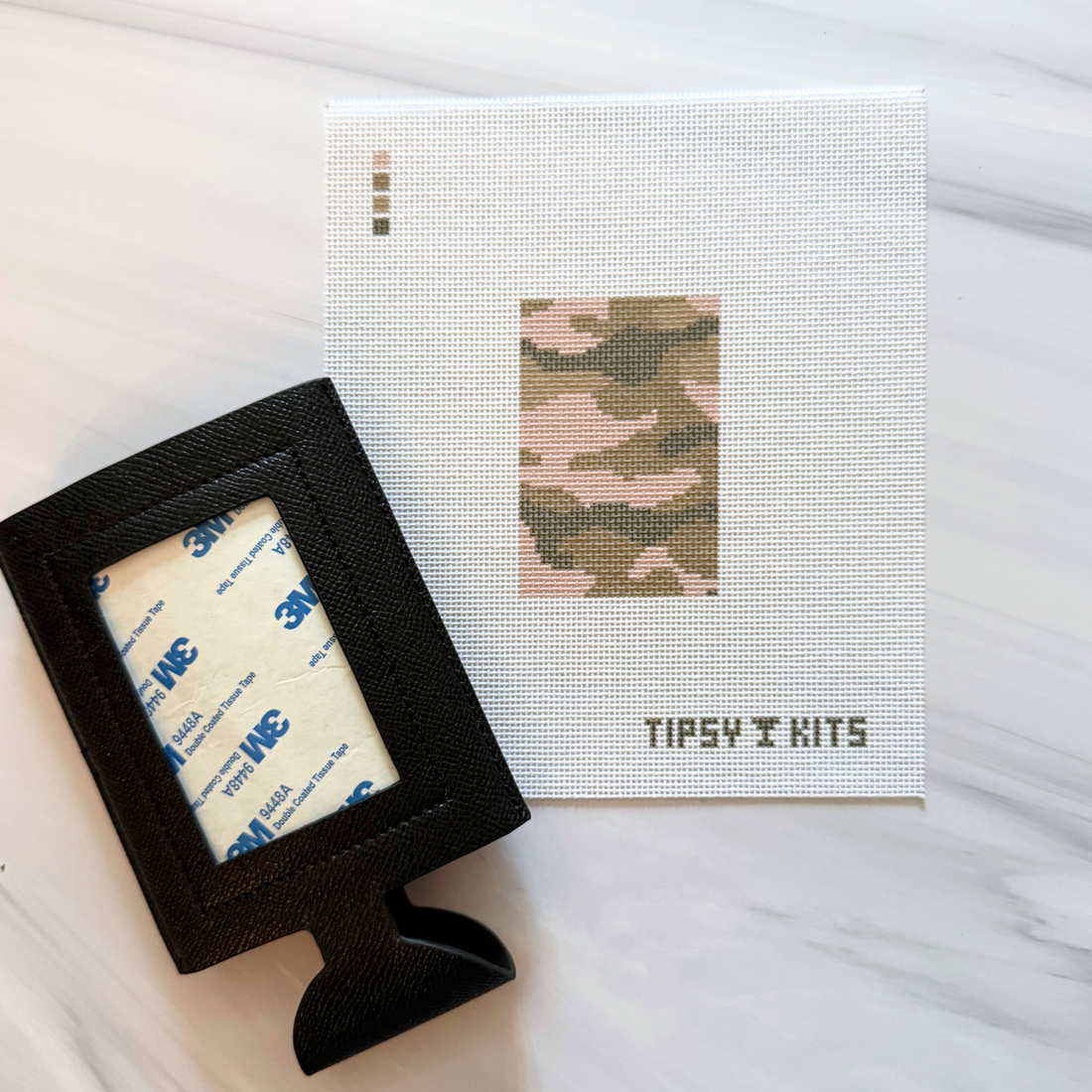 Camo 3x2 inch Needlepoint Canvas