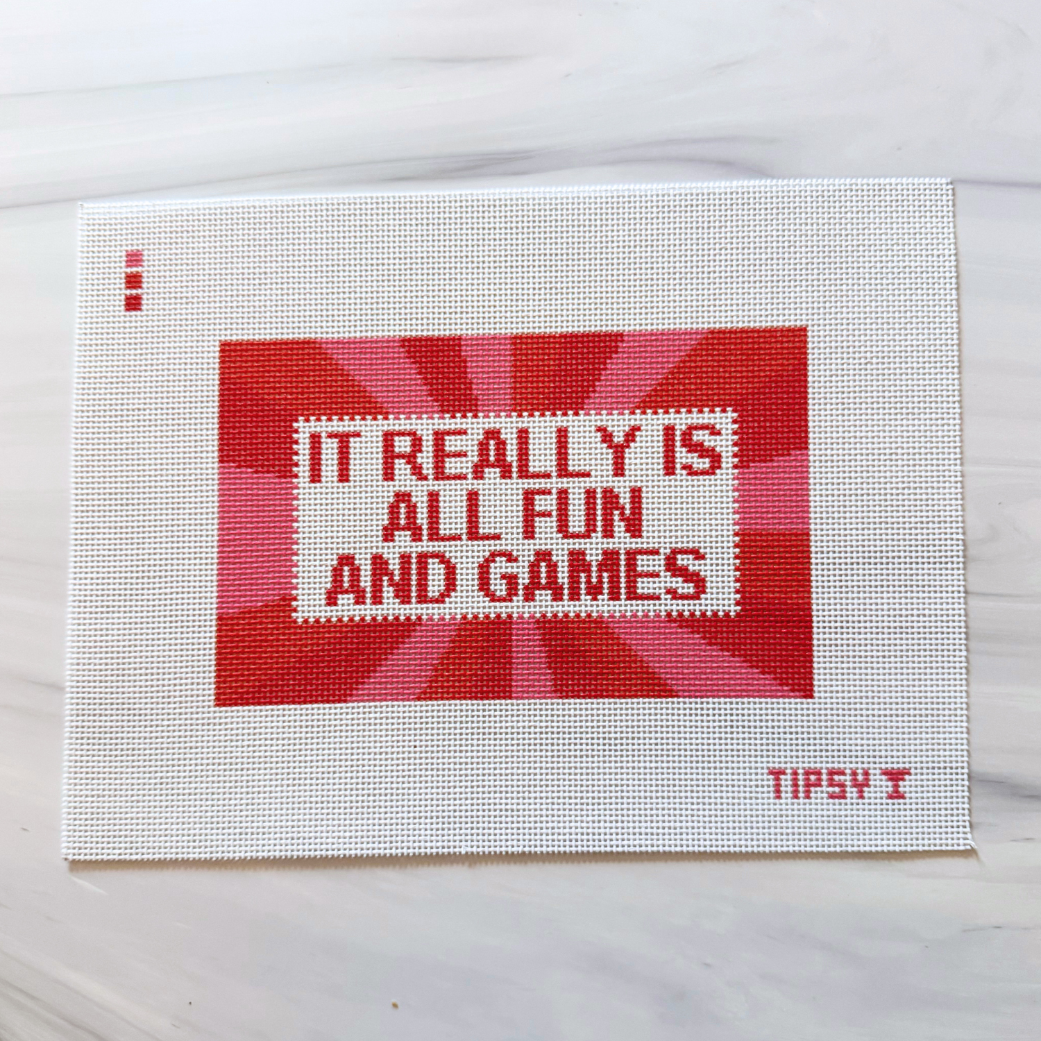 Fun and Games Needlepoint Canvas