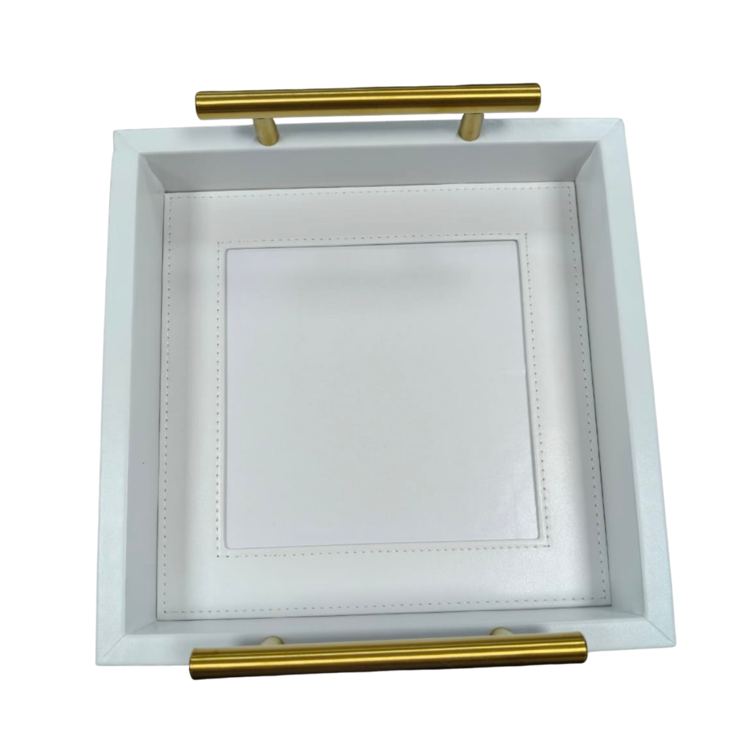 Pre-Order: Square Self-Finishing Leather Tray