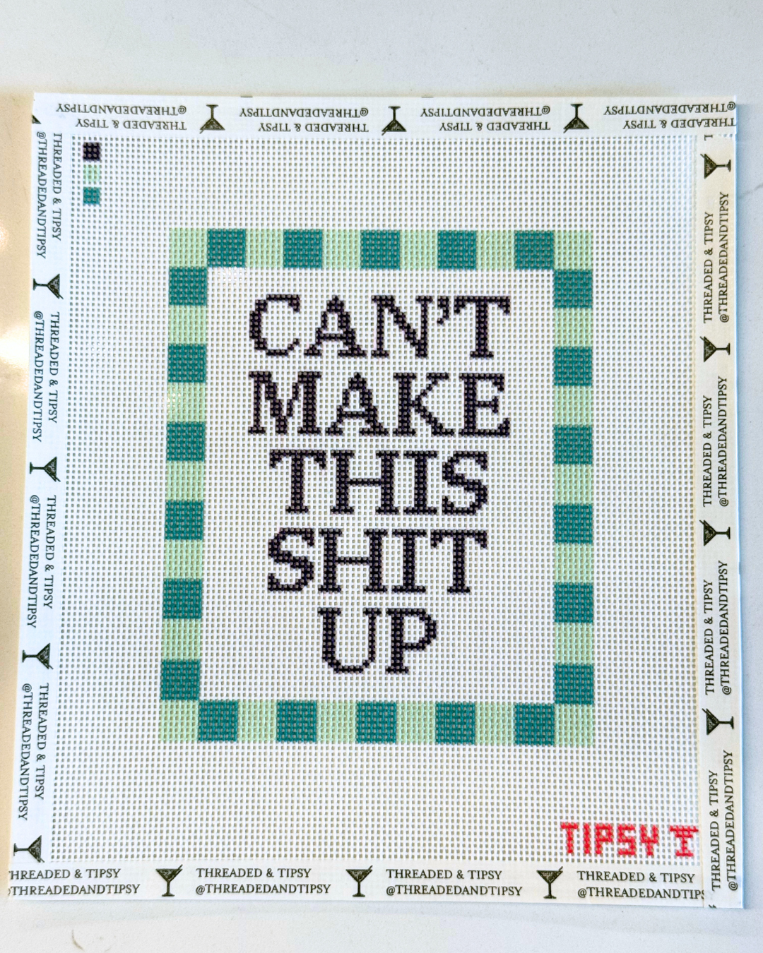 Can’t Make This Shit Up Needlepoint Canvas