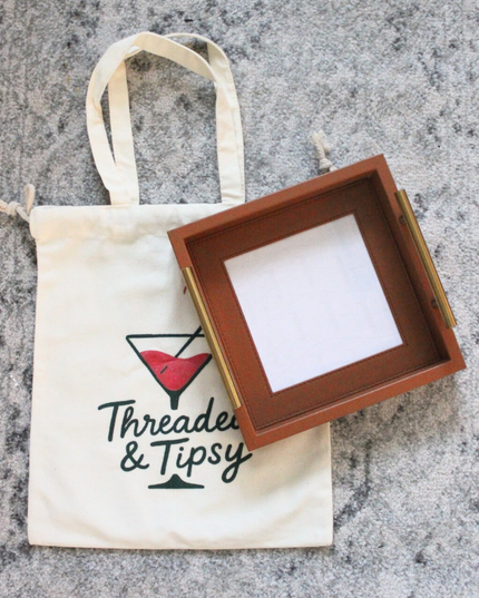 Pre-Order: Rectangle Self-Finishing Leather Tray