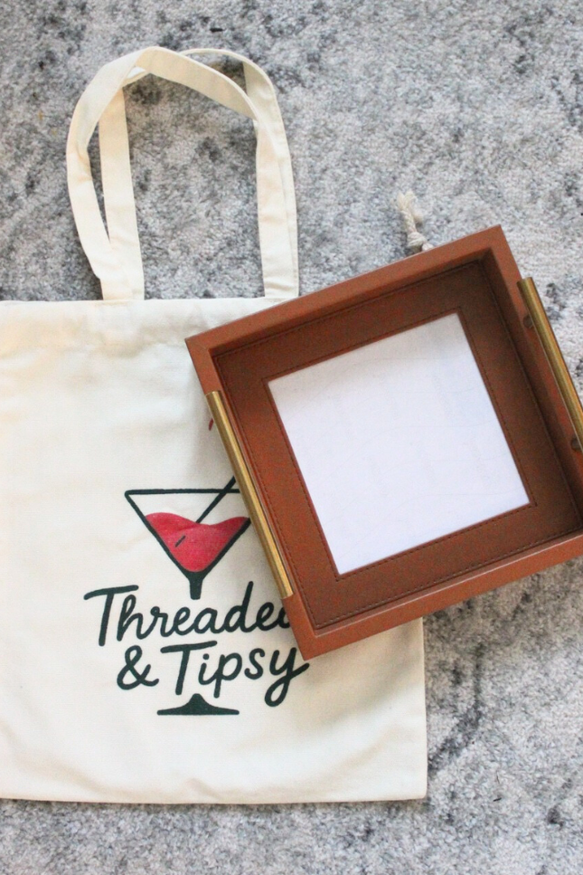 Pre-Order: Rectangle Self-Finishing Leather Tray