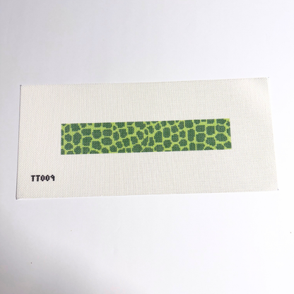 Green Reptile Key Fob Needlepoint Canvas