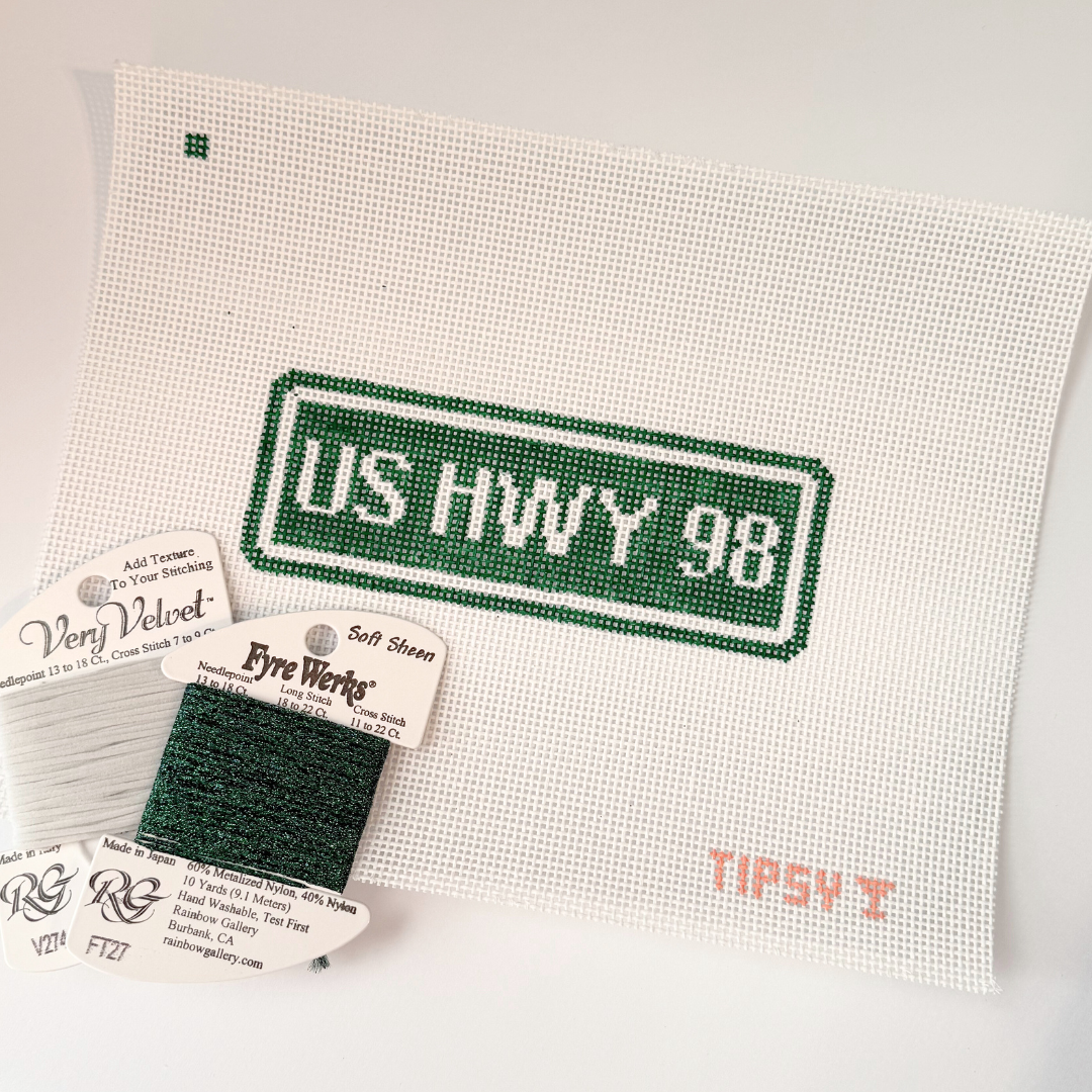 Needlepoint kit with &