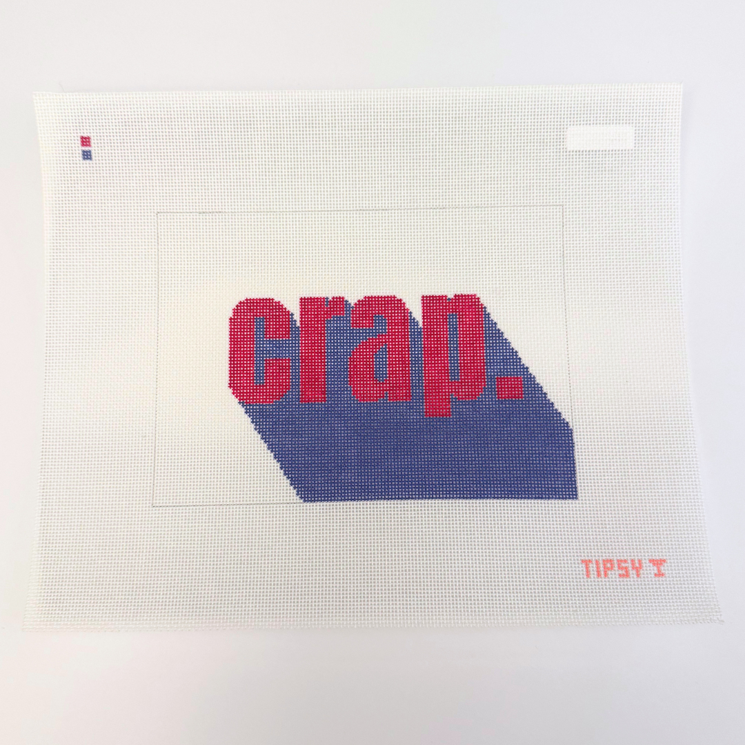 Crap. Pouch Needlepoint Canvas