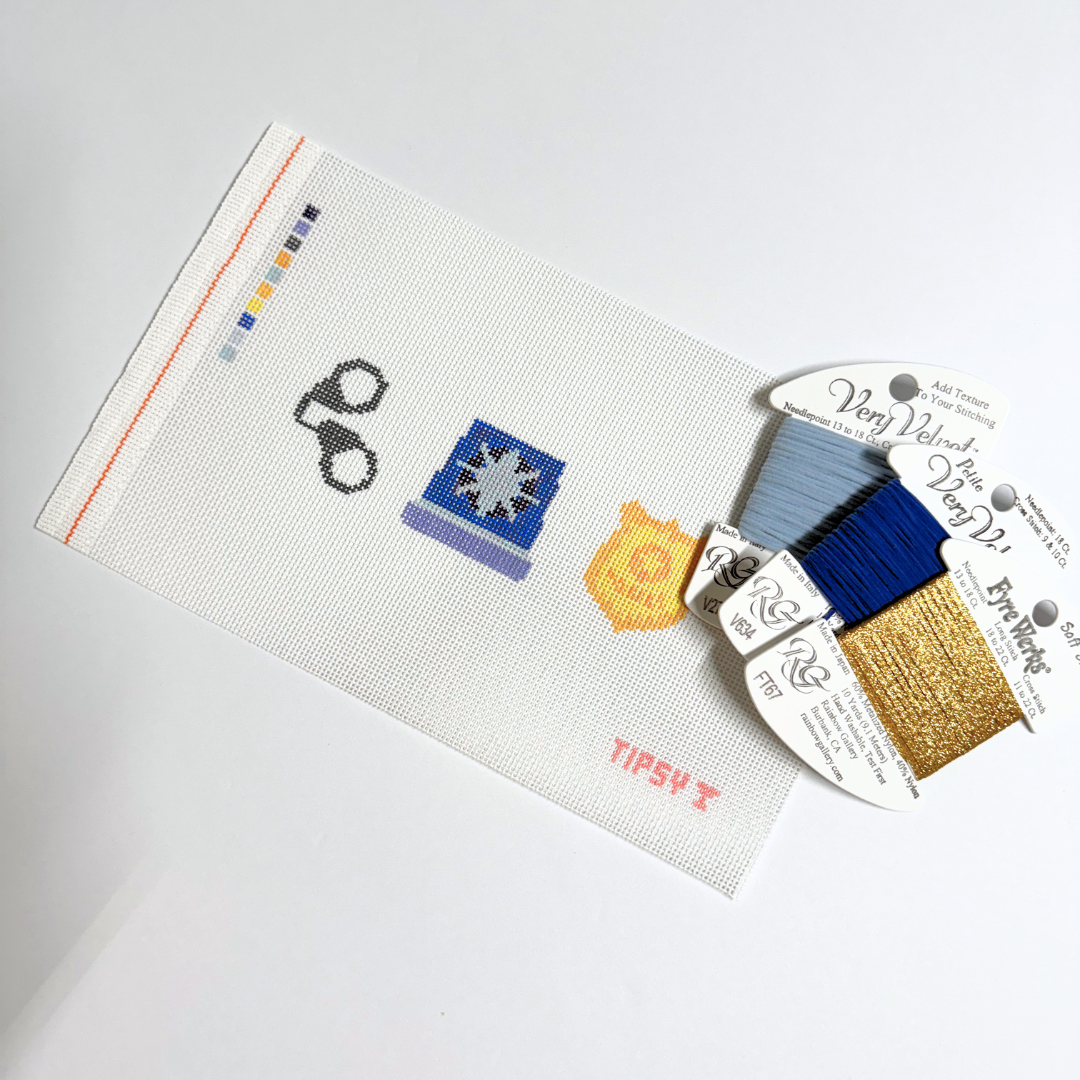 Police Trio Needlepoint Canvas