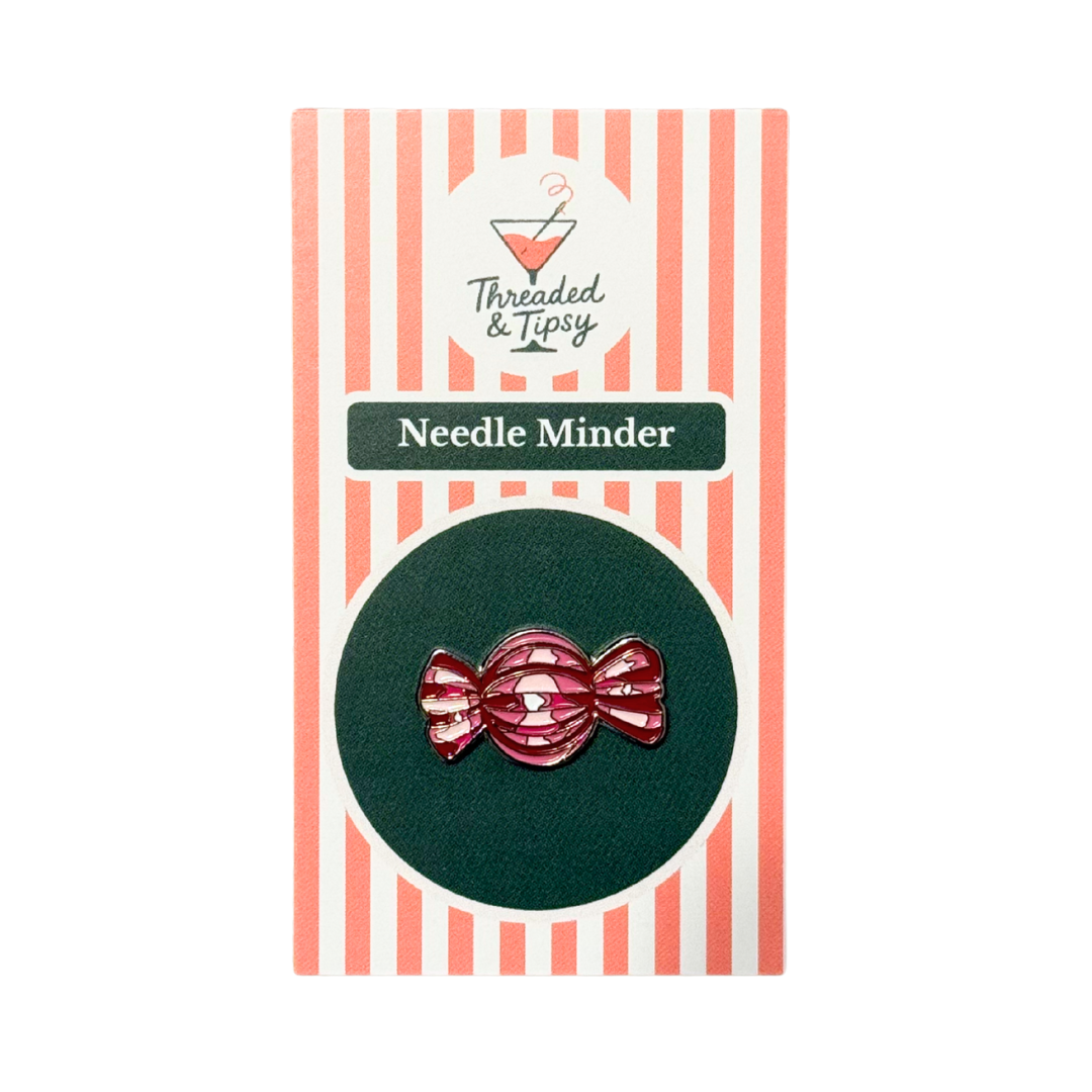 Pink Wrapped Candy Needle Minder