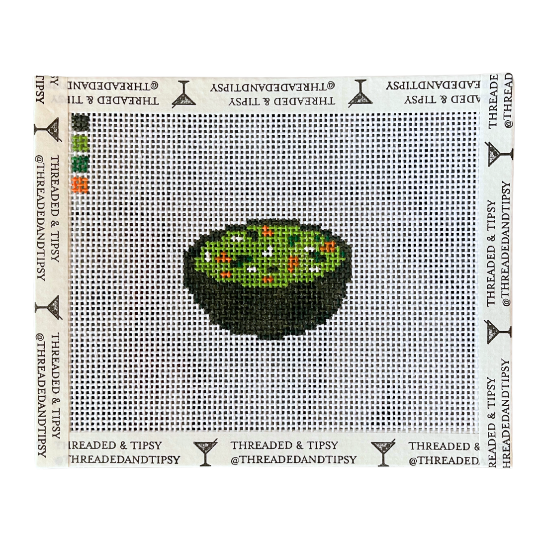 Mini Guac Needlepoint Canvas