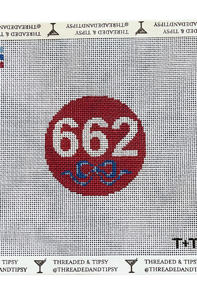 662 Ornament (Ole Miss Colors)