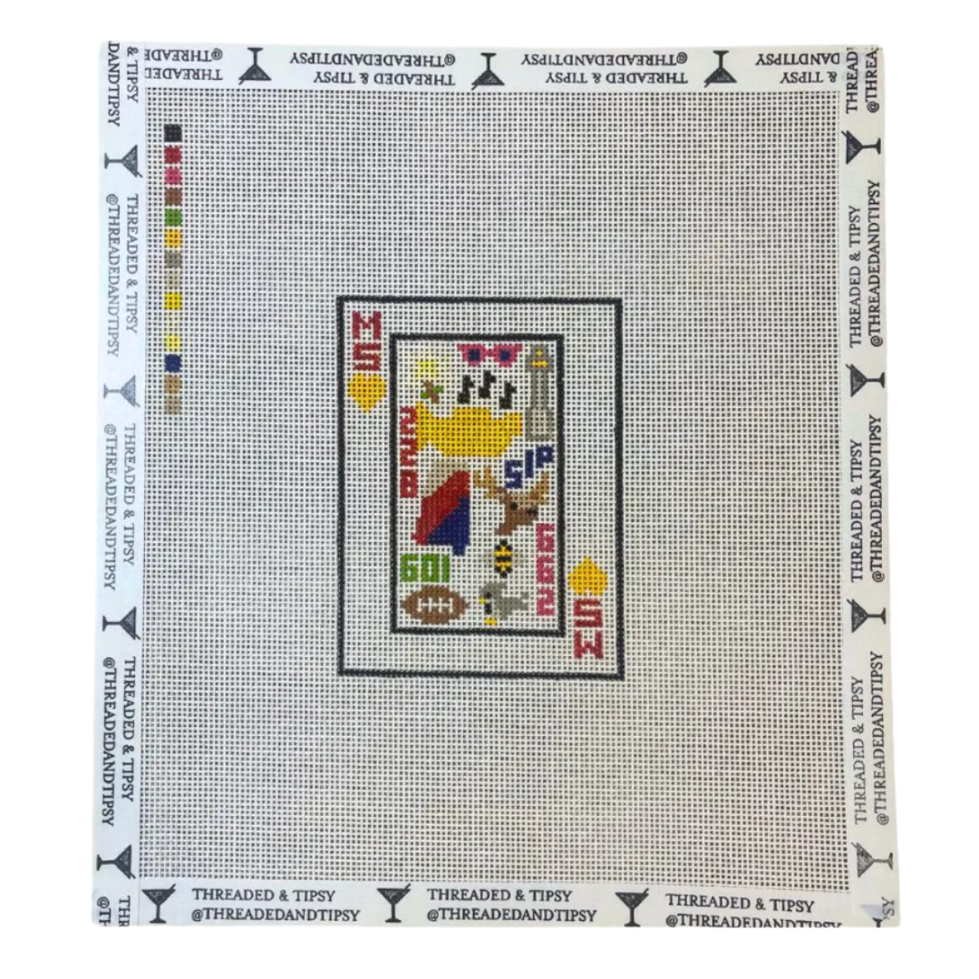 MS Playing Card Needlepoint Canvas