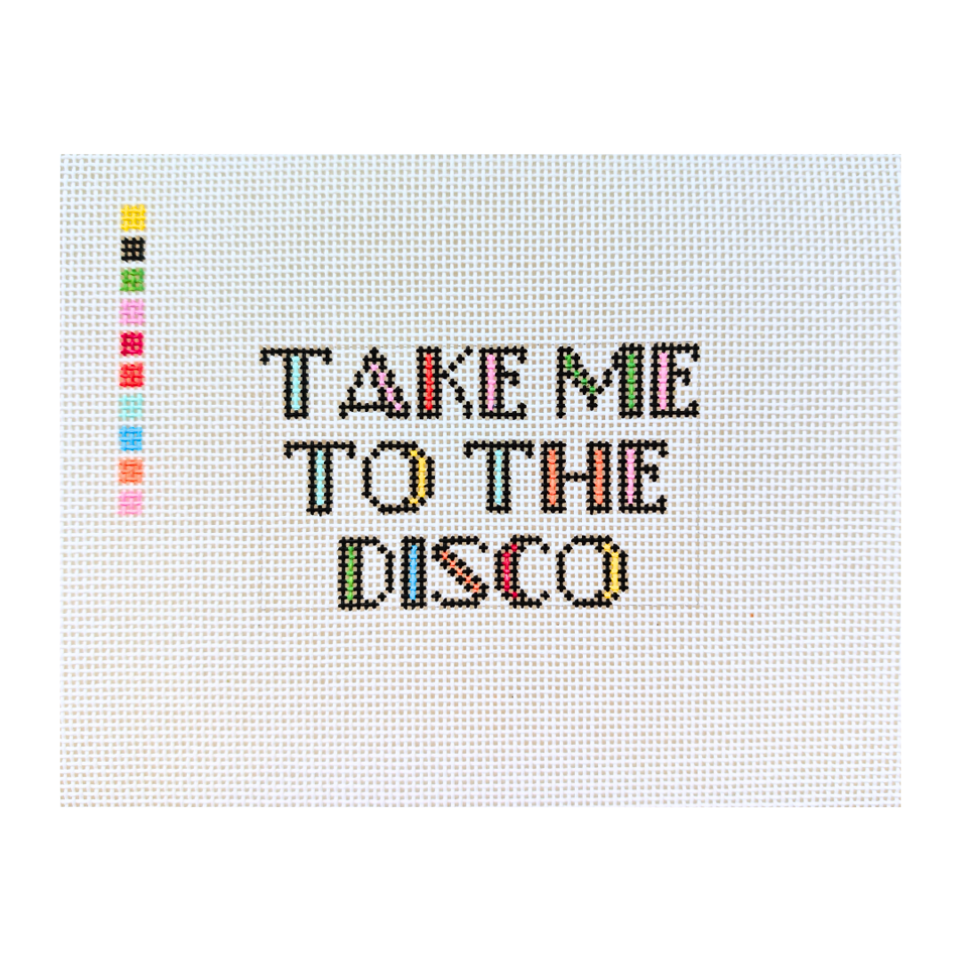 Take Me to the Disco Needlepoint Canvas